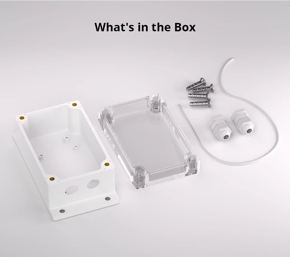 15pcs SONOFF IP66 Waterproof Switch Box Cover For Sonoff Basicr2 Basicr4 Rfr2 Water-resistant Dust Proof Case