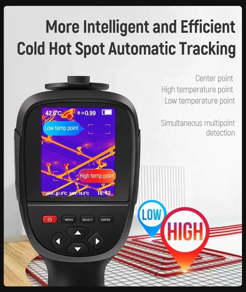 Hti 18 + Long Range Digital Infrared Thermal Imager