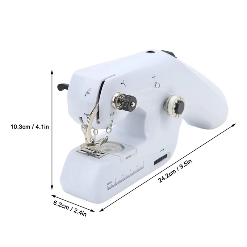 Automatic Handheld Sewing Machine, Mini Portable Sewing Machine Cordless Sewing Machine for Adult DIY Home Sewing Tool B