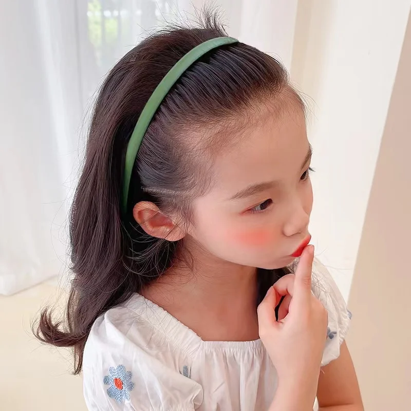 AISHG Frosted Bezel Hair Bands Women Colorful Solid Color Non-slip Thin Edge Headband Hoop Teeth Hairband Girl Hair Accessories
