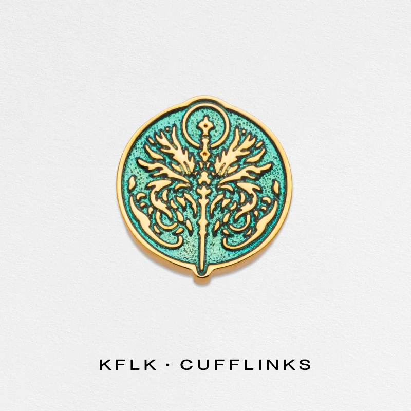 

KFLK Fashion The Sword of the Angel Brooch Pins Exquisite Brand Brooches For Mens Costumes Badge Brooch New Arrival