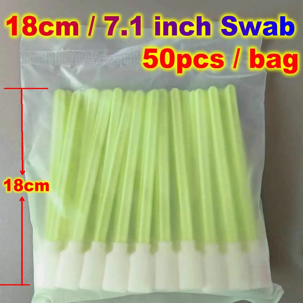 

50pcs Long Printerswabs For DX4 DX5 DX7 TX800 XP600 Print Head Clean Swab Stick Sponge Foam For Miamki JV5 Solvent Uv Printer