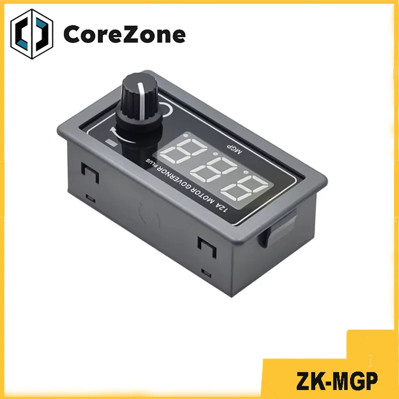 ZK-MGP Adjustable Speed PWM DC Motor Controller 5-30v 12A 360W Slow Start Slow Stop Module