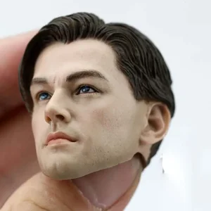 Leonardo DiCaprios Kopf, 1/6 -Skala, geschnitzt, jung, gutaussehend, Junge, Herrensoldat, Spielzeug für eine Aktion von 12 Zoll, Spielzeuggeschenk gespielt 10 Hauptumsatz Leonardo DiCaprio Puppe - №7
