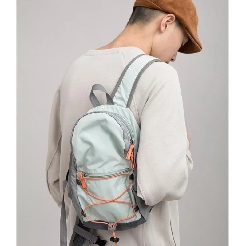 Mochila escolar ligera de nailon, morral de viaje de ocio, moda coreana