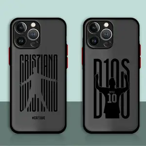 Spuerstar -Telefonabdeckung für Apple iPhone, Schocktest -Rüstung, 14 Plus, 15 Pro Max, 11 Pro, 13, 12 Mini, XR, 8, IF, 7, XS, Max 10 Hauptverkäufe iPhone X Messi Cover - №1