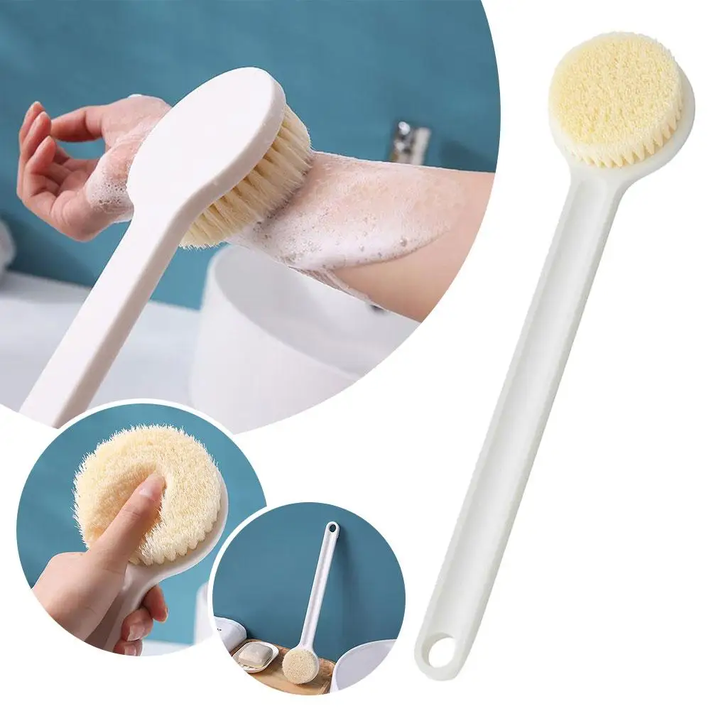 Long Handle Brushes Body Brush Shower Scrubber Lotion Applicator Sponge Bath Back Brush Long Handle Exfoliating Soft Bath