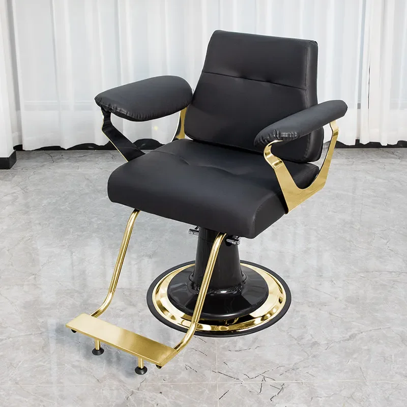 Hairdresser chairs, hair salon special lifting hair cutting chairs, trendy store high-end perming and dyeing  Internet