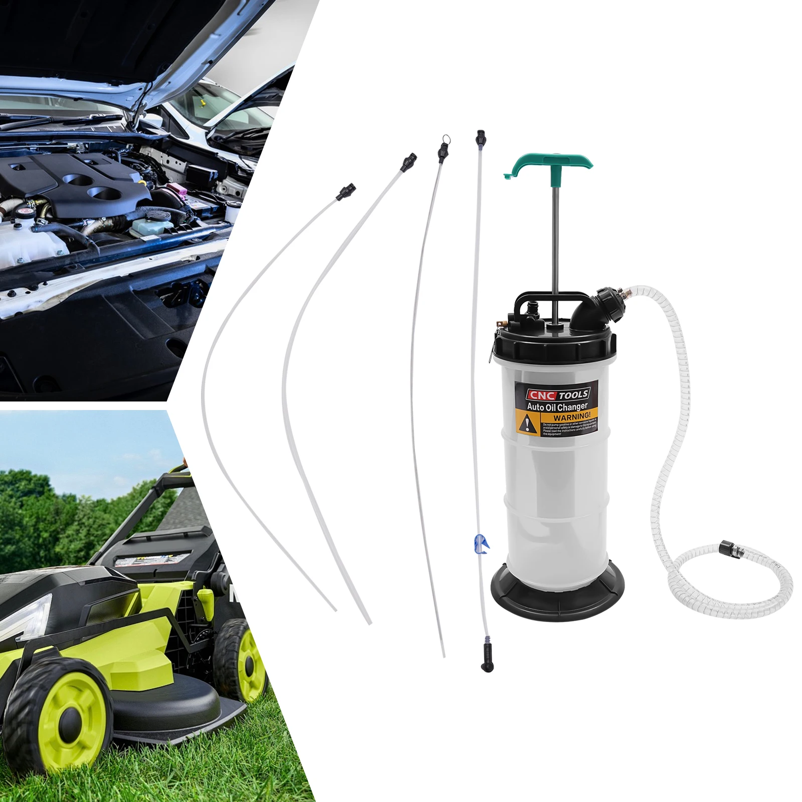 5,3 l manuelle Ölpumpe, PP-Automobilpumpen, manueller Ölextraktor, extrakt die meisten Flüssigkeitstypen wie Motorölübertragungsflüssigkeit – Detail 6