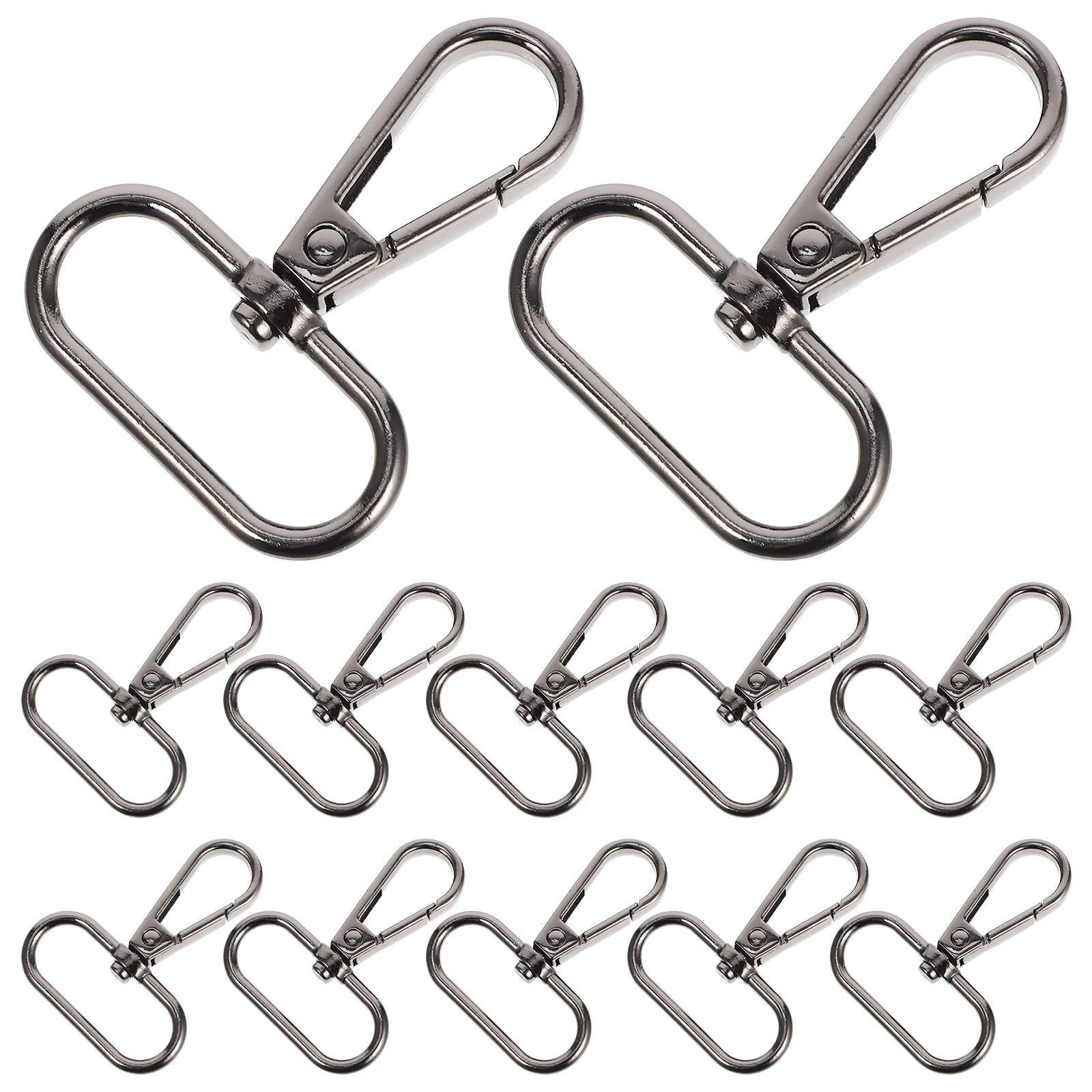 

15Pcs Zinc Alloy Swivel Lobster Clasps Durable DIY Keychain Making Jewelry Clasps Accessories Swivel Hooks Lobster Keychain