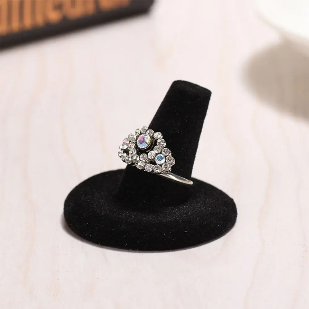 

Jewelry Props Organizer Rings Display Holder Bracelet Ornaments Jewelry Display Rack Velvet Storage Ring Display Stand Women