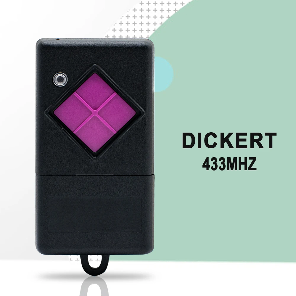 Dickert MAHS433 433mhz MAHS433-01 MAHS433-04 차고 문 원격 제어 핑크 버튼 LED 오렌지 433.92MHz 송신기