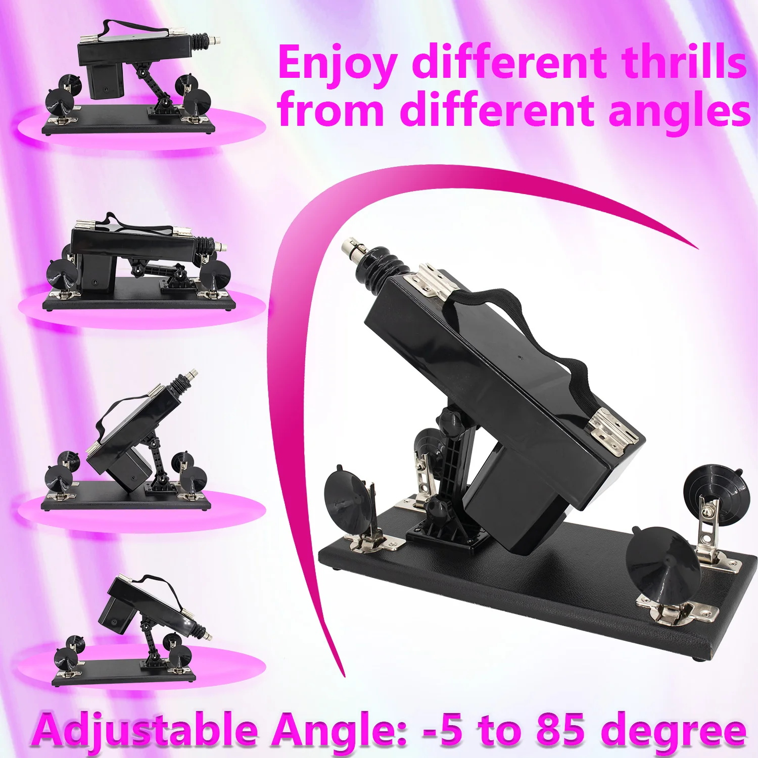 FREDORCH Automatic Adult Sex Machine with Dildo Masturbator, 3XLR Telescope Love Machine for Women and Men, Adult Sex Toys - view 6