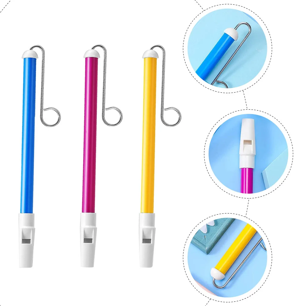

3pcs Slide For Kids Children'S Musical Instrument Flute Blowing Educational Plaything Early Learning Music Whistle Safe Durable