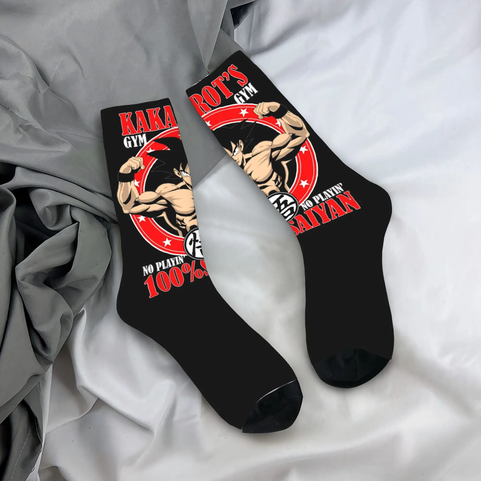 D-Dragon-Ball-L DragonBallZ Crew Socks for Women Men All Seasons  Cute Middle Tube Socks Sweat Absorbing