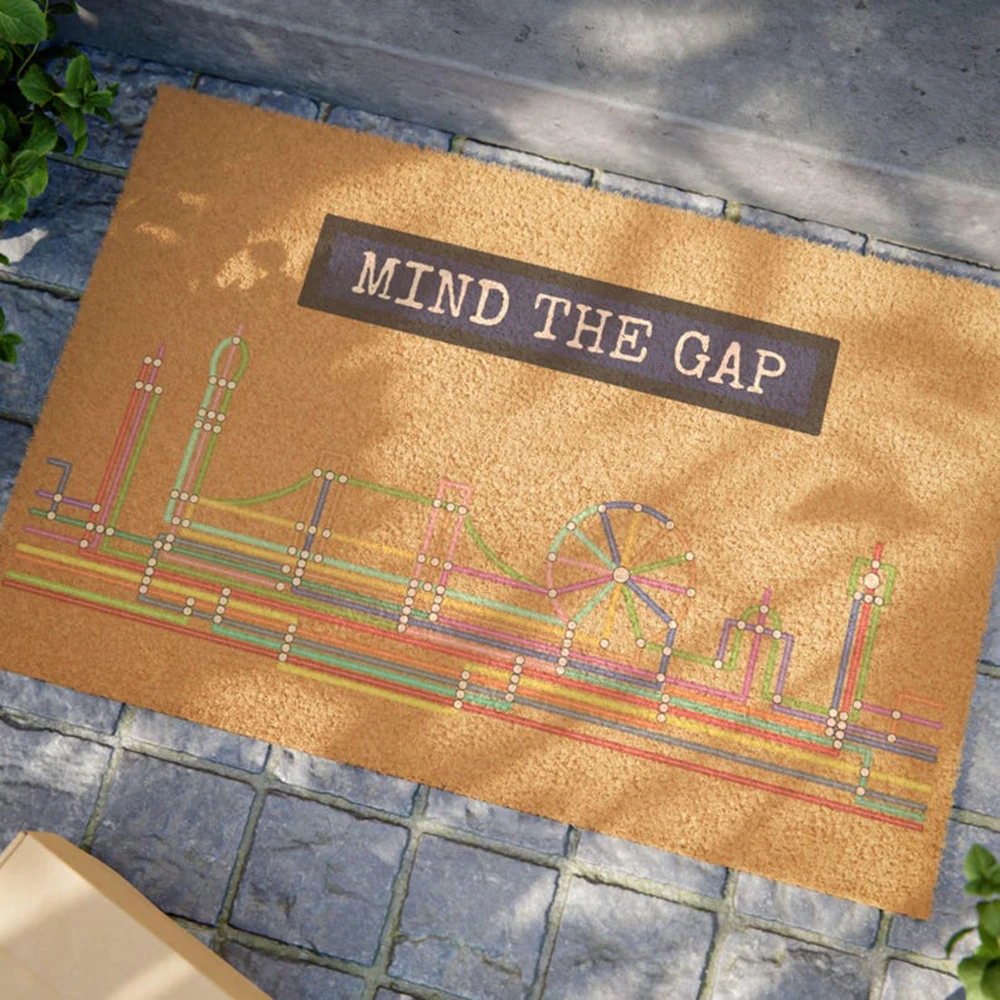 Mind The Gap Fußmatte, bunter  – Home Textiles London Bewertung und Preis