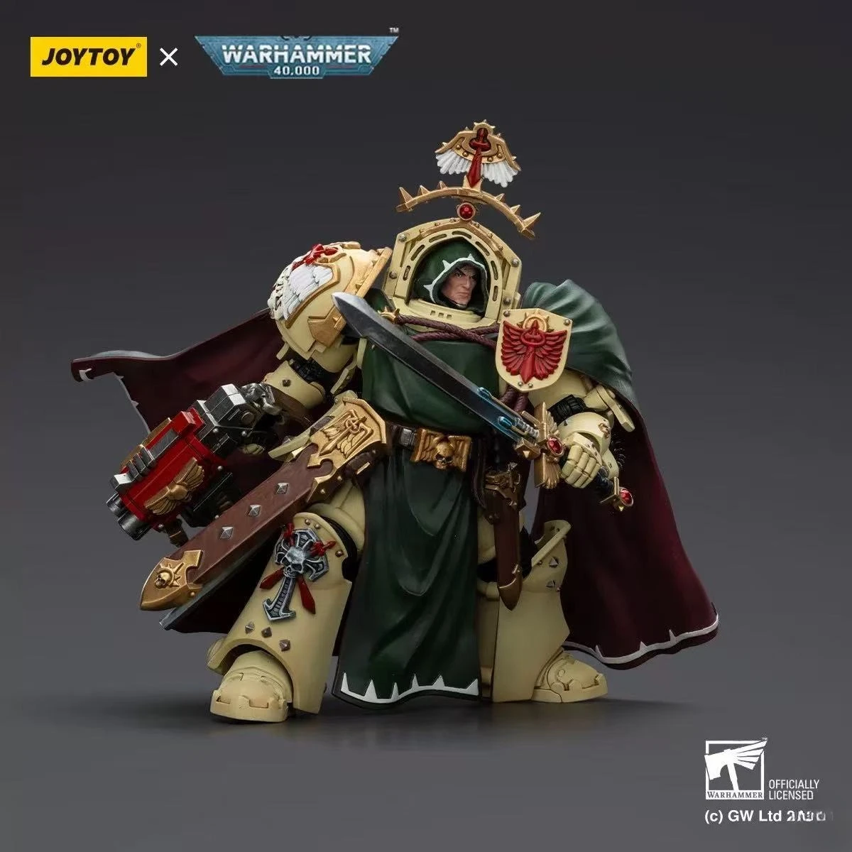 [Pre-ordine] JOYTOY Warhammer 40K 1/18 Action Figures Dark Angels Belial, Gran Maestro della Mortewing Modello Ragazzo Regalo