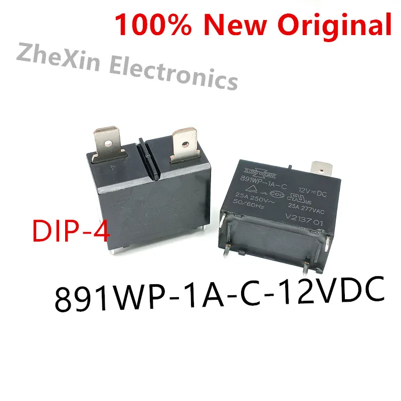 5-10PCS/Lot   891WP-1A-C-12VDC  DIP-4   New original High-power Relay   302WP-1AH-C-M02-12VDC   302WP-1AH-C-M02-12V