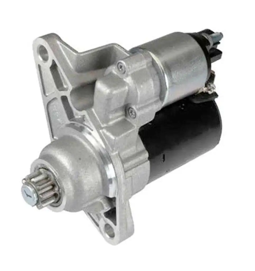 ss-F11 Original Car Starter Assembly OE 02T911023S, 12 Volt 1.1kW 10 Teeth, Replacement for Volkswagen Audi Skoda Seat 1.4L 1.6L