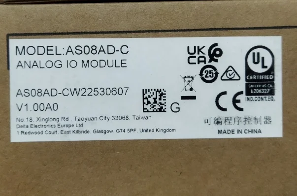 AS08AD-C Brand New Original Genuine Delta PLC Expansion Module In Stock