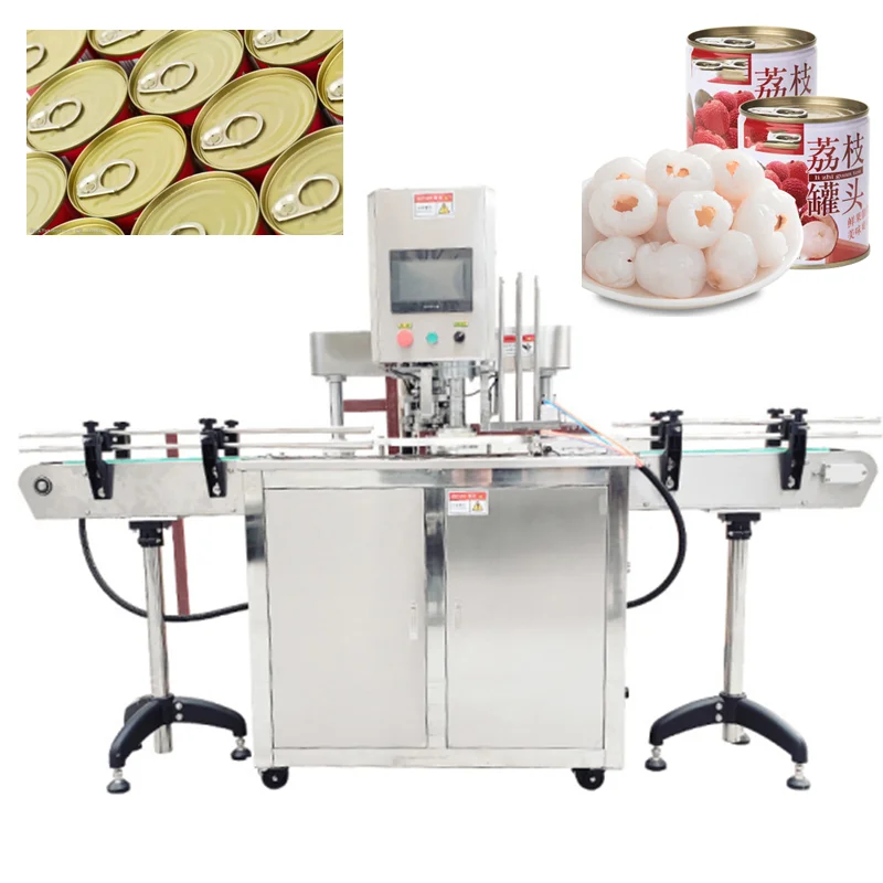 Paper aluminum tin can sealer machine PK- FGJ automatic metal can easy open lid sealing machine