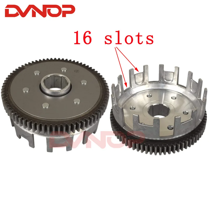 Motorcycle  6pcs Friction DIsc Center Outer Clutch Assy for CG150 CG175 CG200 CG250 Tricylcle Buggy ATV