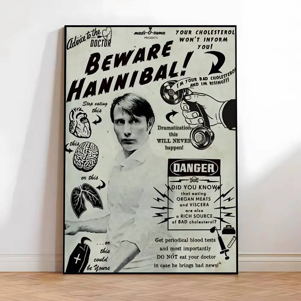 1 Stück H-Hannibal klassische Vintage-Poster, HD-Druck, Vintage-Wandkunst, Dekor für Zuhause, Arbeitszimmer – Detail 10