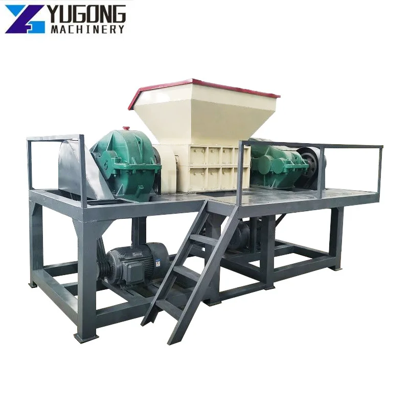 YG Factory 10 Ton Easy Operating Small Shredder Machine Widely Using Waste Double Shaft Shredding Machine Price Sale for Chile