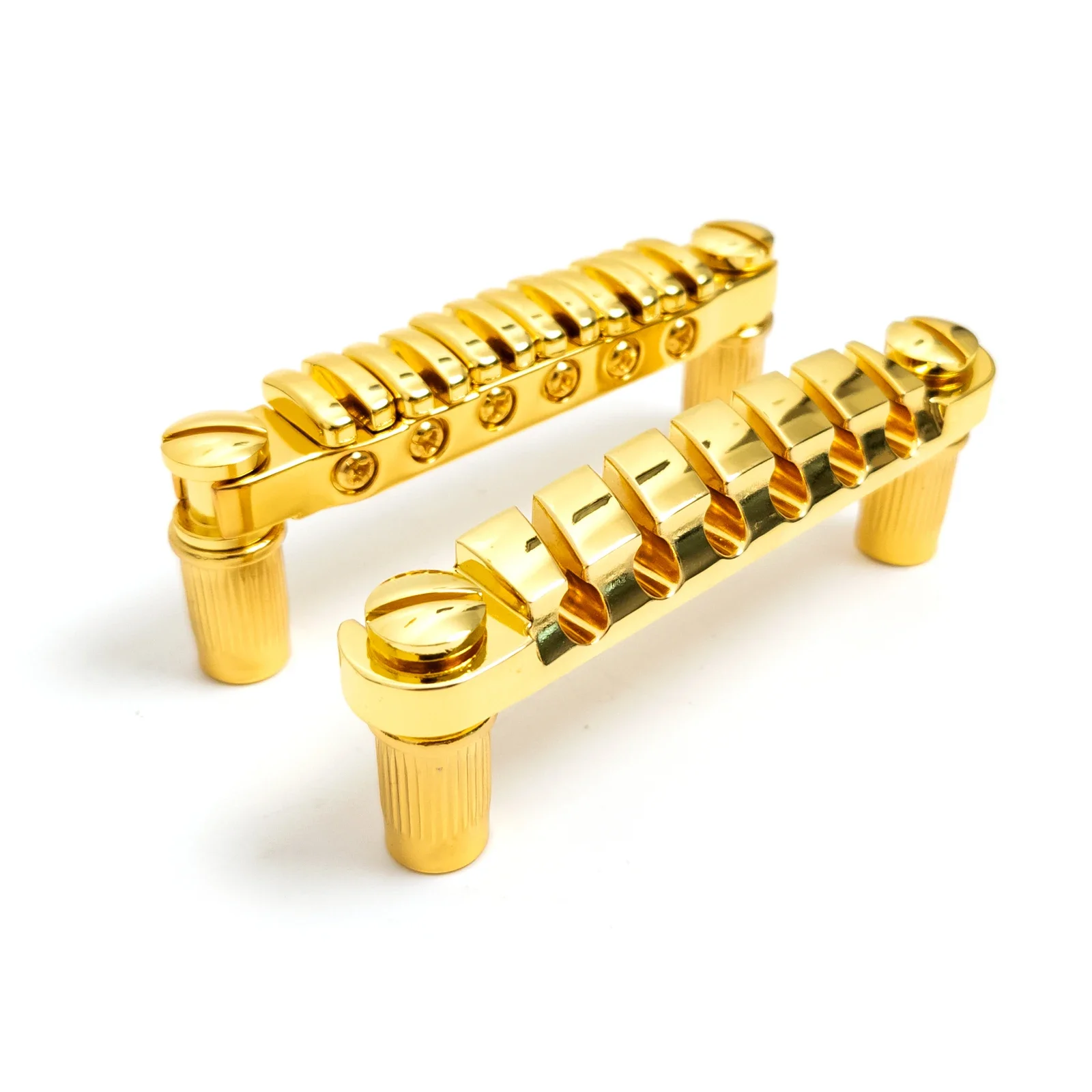 

Electric Guitar Bridge Tailpiece Set for 6 String – Tune-O-Matic Style Quick Change III Replacement Parts for IBZ