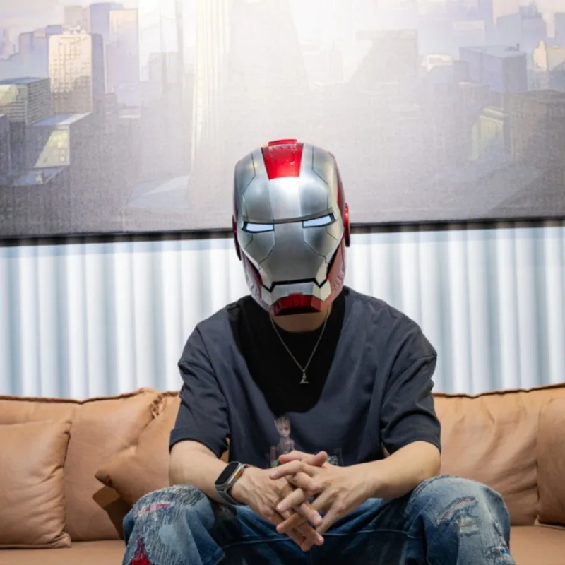 

Killerbody Genuine Marvel 1:1 Collectible Iron Man MK5 Wearable Helmet with Voice Control Bluetooth Speaker Base Jarvis Toy Gift