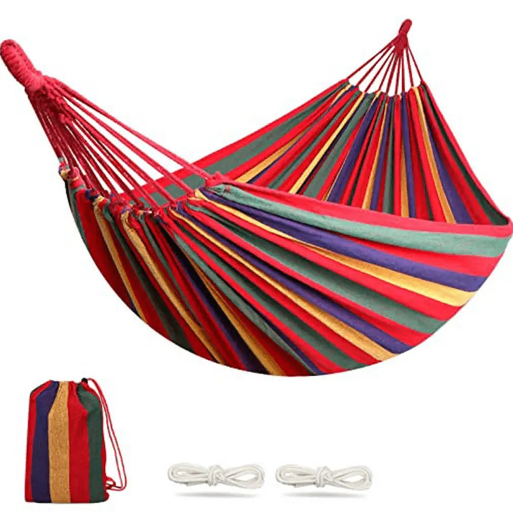 Portátil Outdoor Camping Hammock, 1-2 Pessoa Go Swing, cama pendurada, ultraleve, turista de dormir, Material de lona