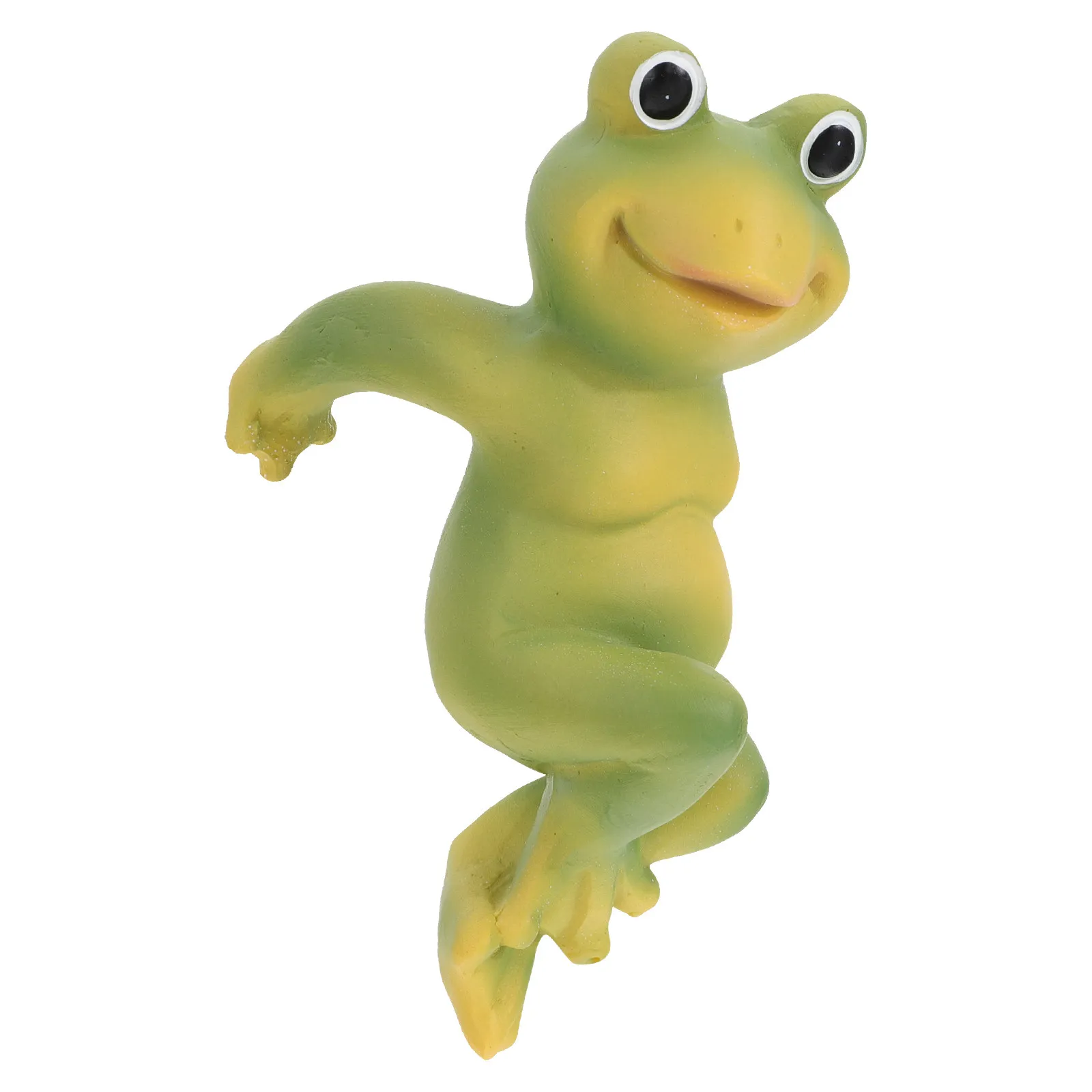 

1Pcs Frog-Shaped Resin Garden Decor Lovely Unique Design Warm Visual Enjoyment Holiday Gift Housewarming Present Resin Garden