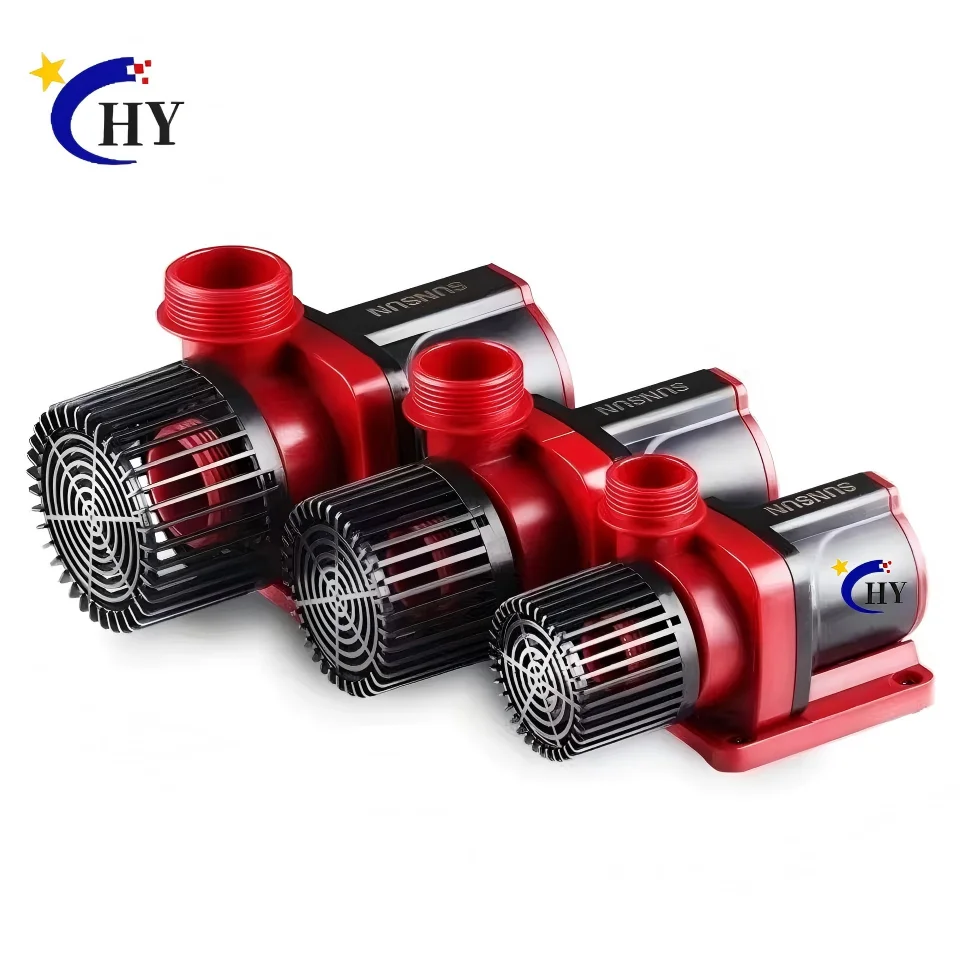 24V 110-220V High-Lift Aquarium Pump Silent Submersible Adjustable Frequency Conversion 10-30W Power 2.5m Cable Large Flow Rate