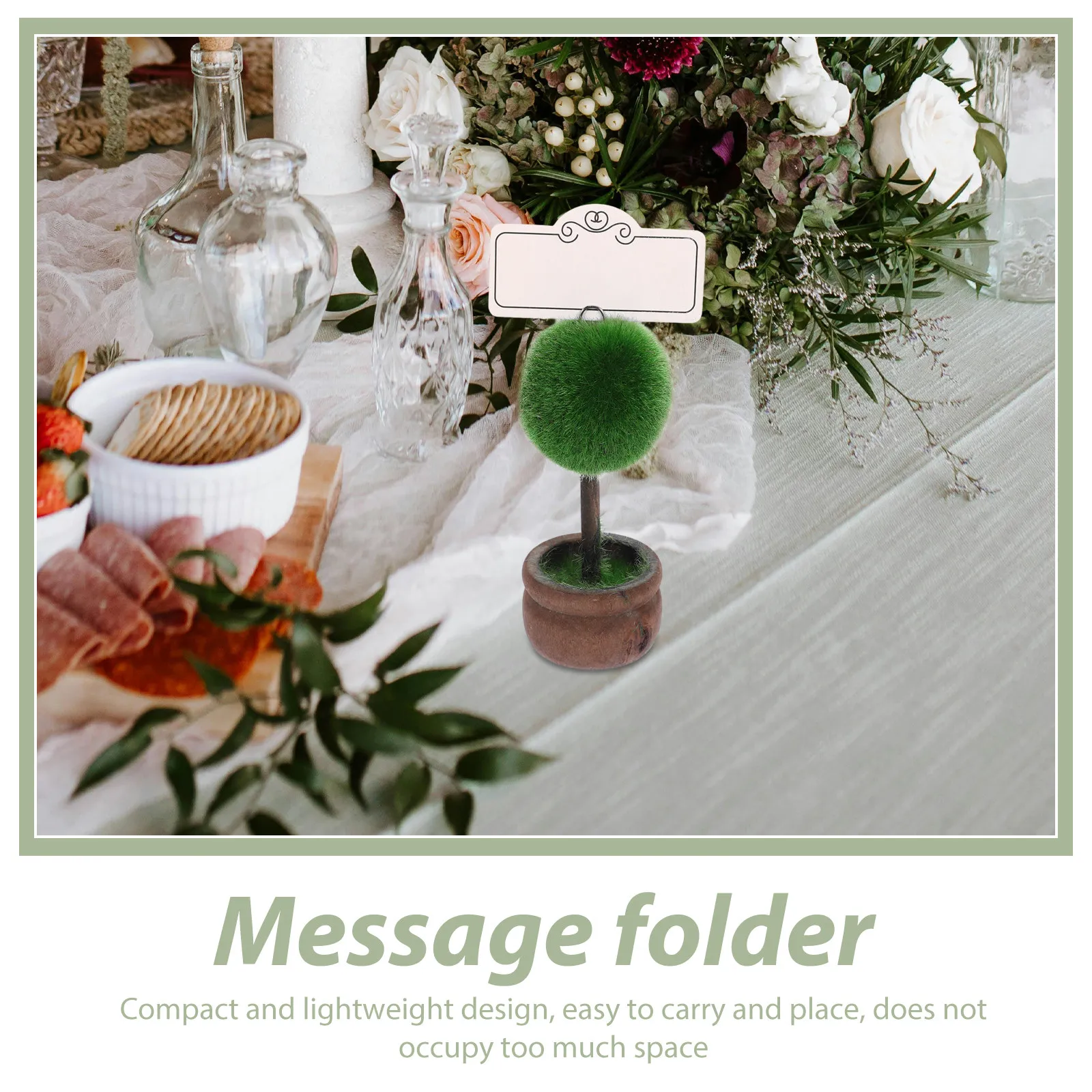 Resin Desktop Card Holder Clip for Photos Memos Messages Name Place Cards Table Numbers Menu Signs Wedding Favors Office Home