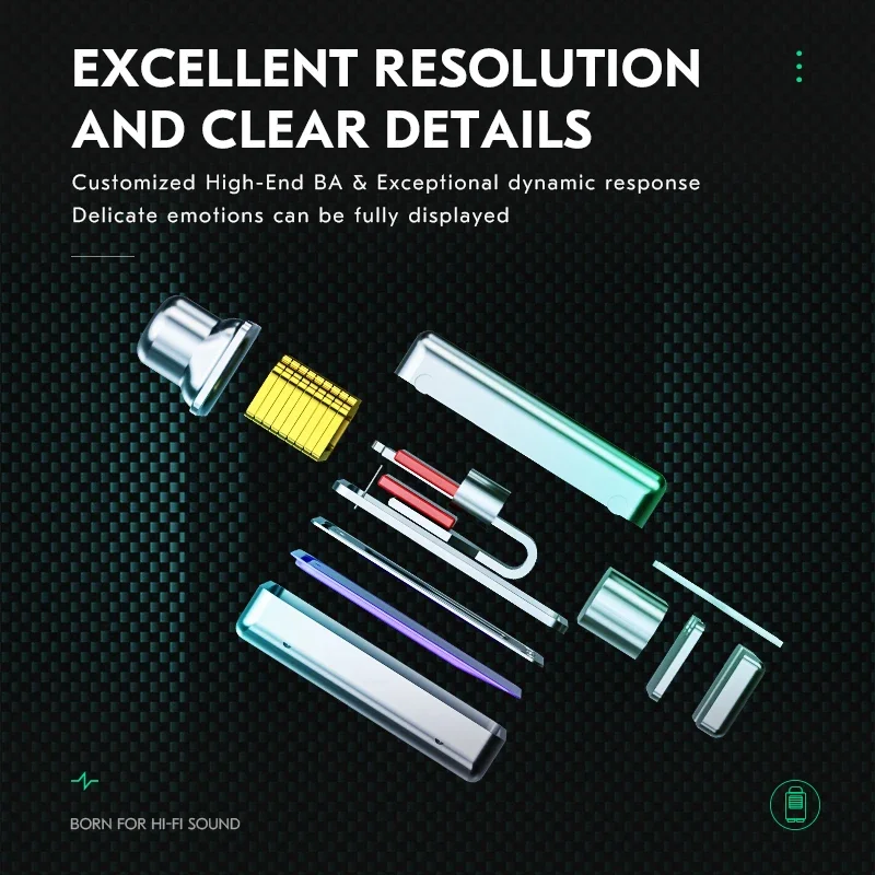 CCZ Harmony BC01 pro Гибридный драйвер HIFI наушники Отличный чехол из цинкового сплава Индивидуальные высококачественные проводные наушники BA