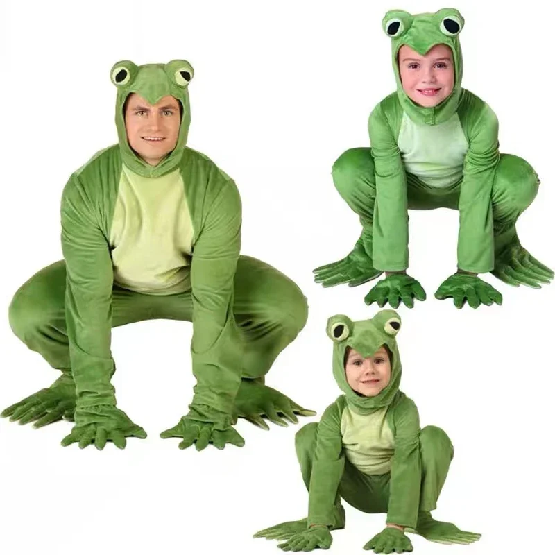 

NEW Frog Cosplay for Kids Adults halloween costumes Purim Carnival Performance Show Role Play Women