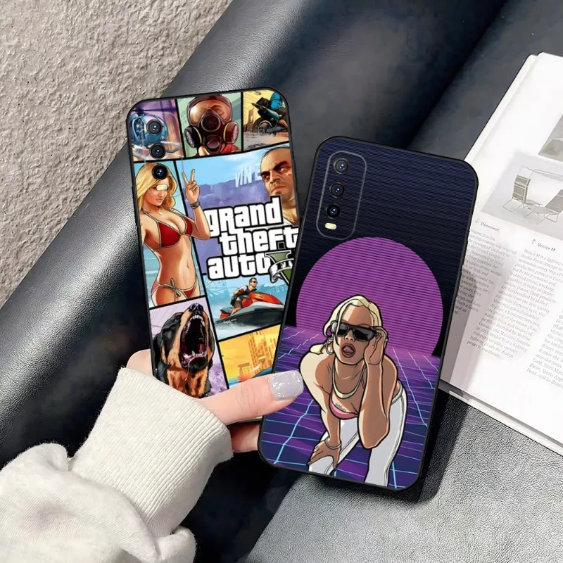 Rockstar Gta 5 Grand Phone Case For Huawei Y 9 2020 2017 II 5 2018 2019 5 P 6 Prime Pro Nova 6-4g2019 7 A 3 S Nova 9SE