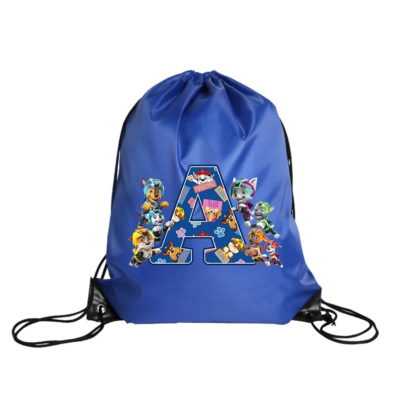 Paw Patrol Drawstring Bag Chase Skye String Bags Swimming Pool Clothes Shoes Storage Waterproof Packaging Pocket  Backpack Gift