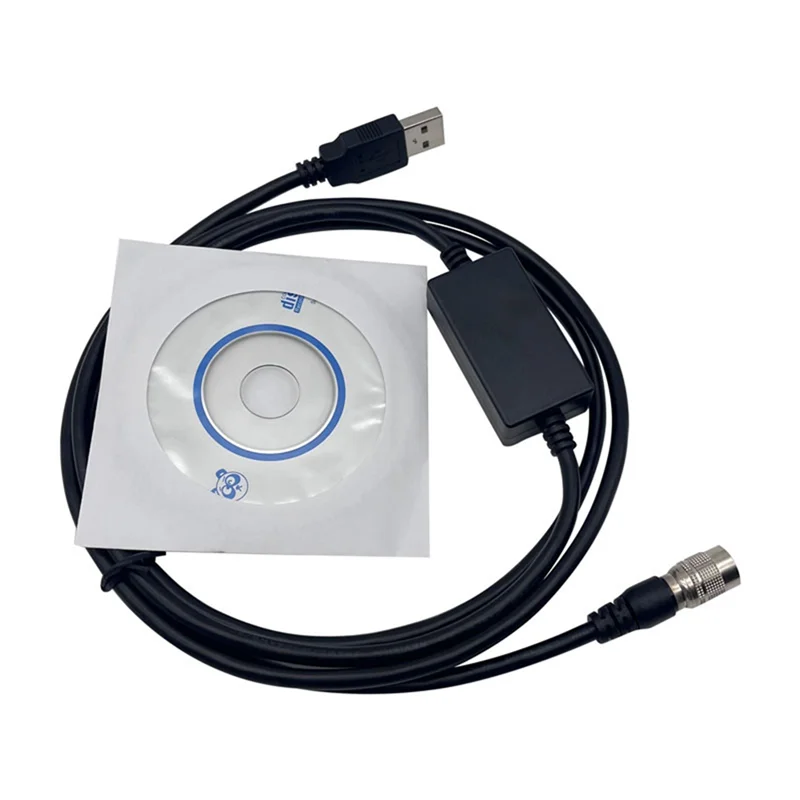 ABGN 2Pcs New Download Data USB Cable for Total Stations 6 PIN CABLE 352 / DTM 522 / DTM 322 / DTM552