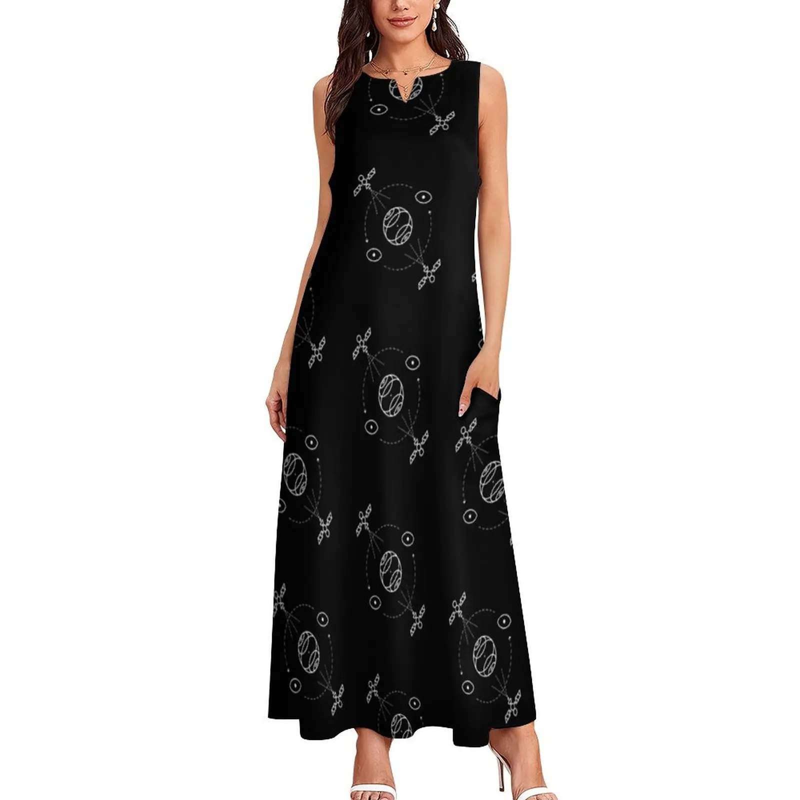 Satellite: Eternal Orbit. Long Dress summer dress summer outfits for women 2025 Dress