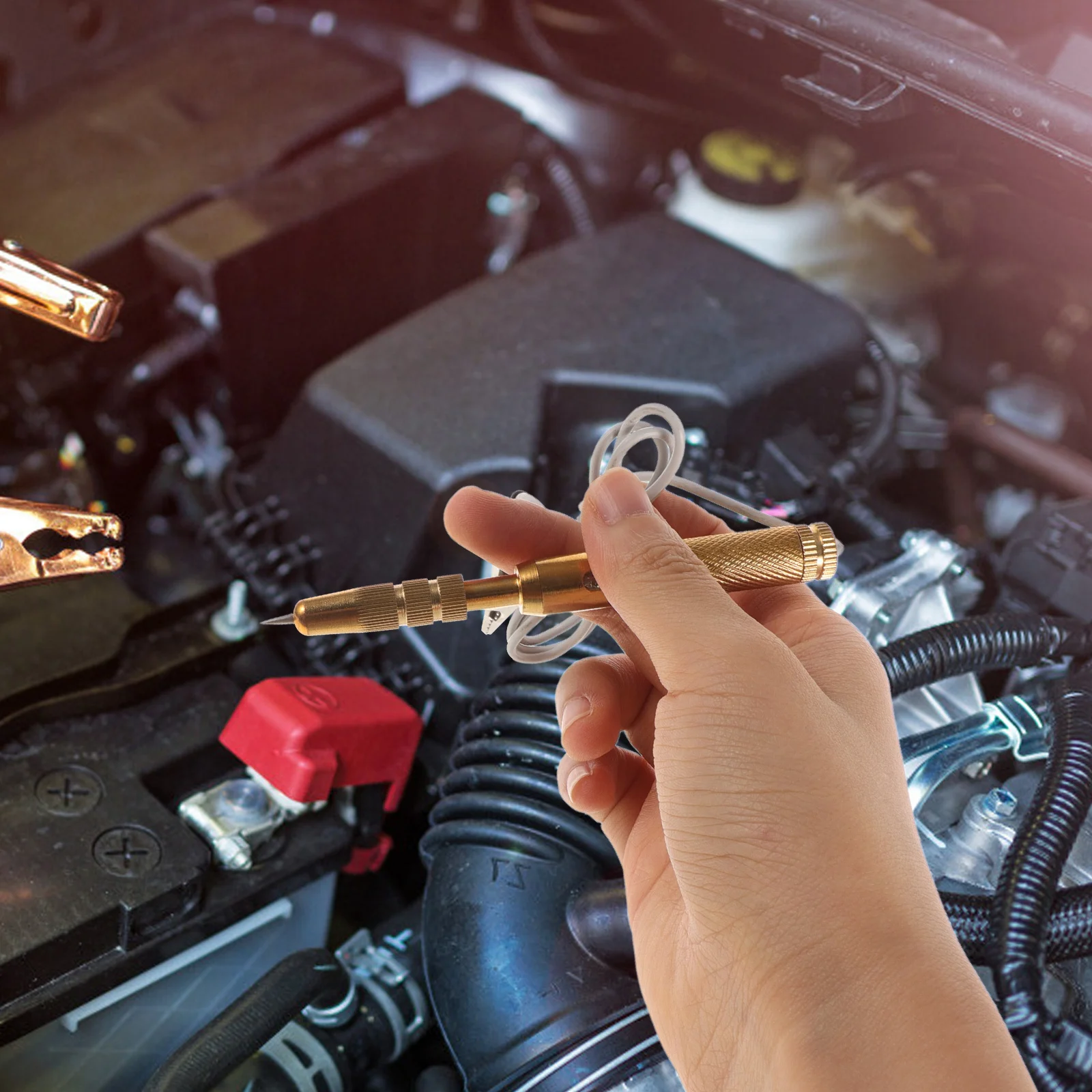 

Automotive Circuit Tester Telescopic Probe 6V 12V 24V for Truck Vehicle Electrical Diagnostics Power Circuit Testing