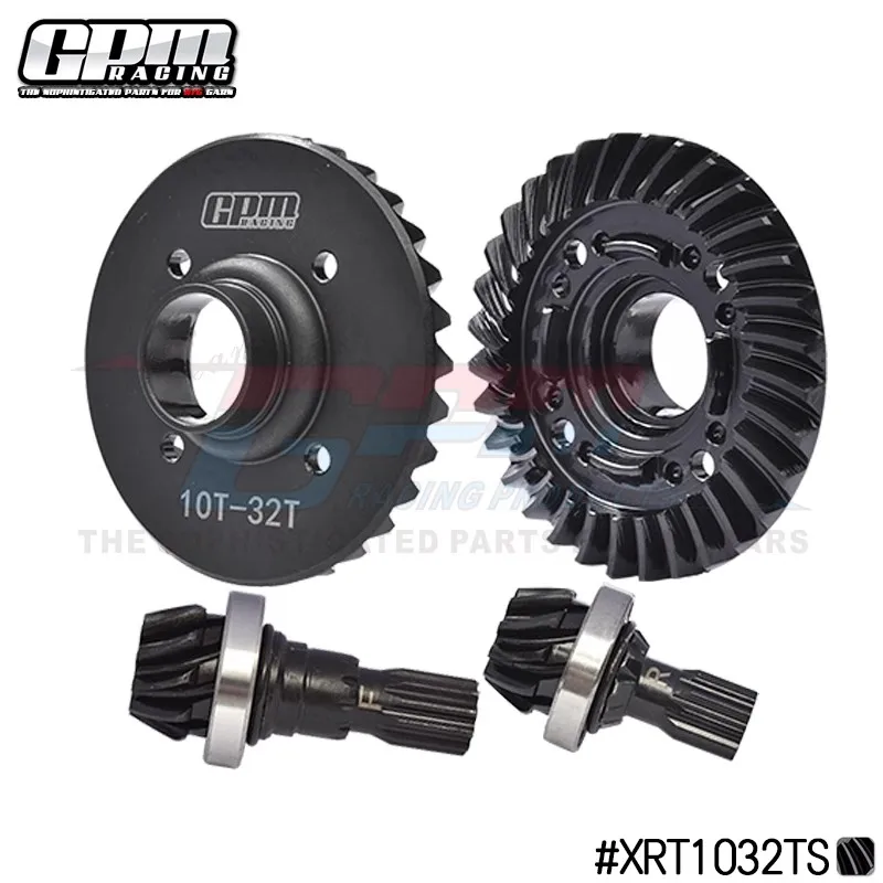 GPM upgrade part TRAXXA 1/5 large X 1/6 XRT alloy steel front and rear differential large teeth thickened M1.6 mold