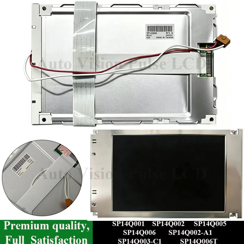 5.7 Inch Original SP14Q001 SP14Q002 SP14Q005 SP14Q006 SP14Q006T SP14Q002-A1 SP14Q003-C1 320 * 240 LCD Panel Screen Display