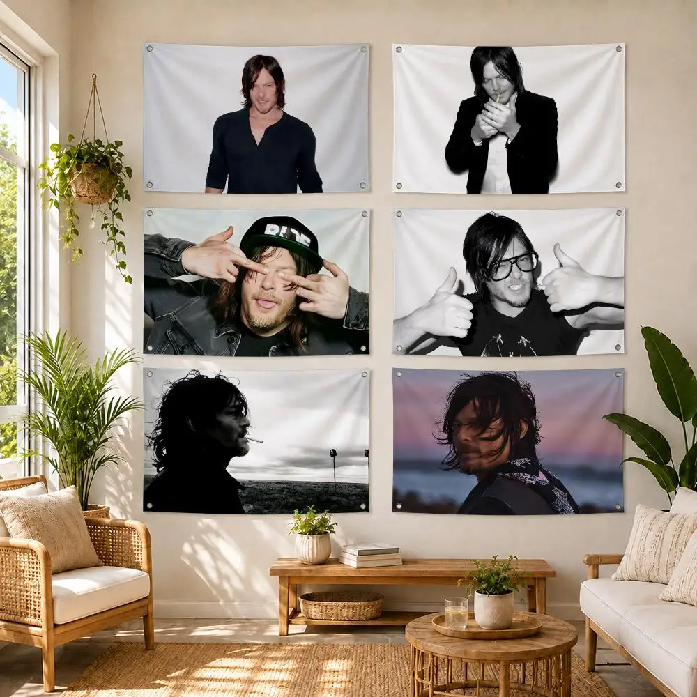 Reedus Tv Cool Flags Flag Soft skin-friendly Durable Tapestry Outdoor party Home living room bedroom Decoration