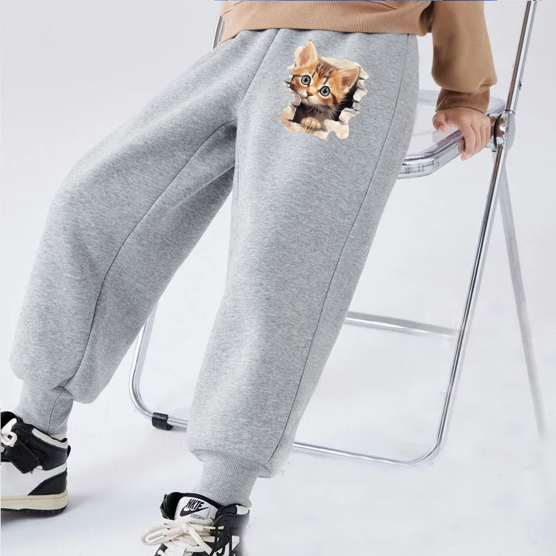 Modische Bedruckte Freizeithose für Jungen mit Elastischem Bund Haremshose 2026 Frühling Herbst Kinder Sporthose Outdoor-Kleidung