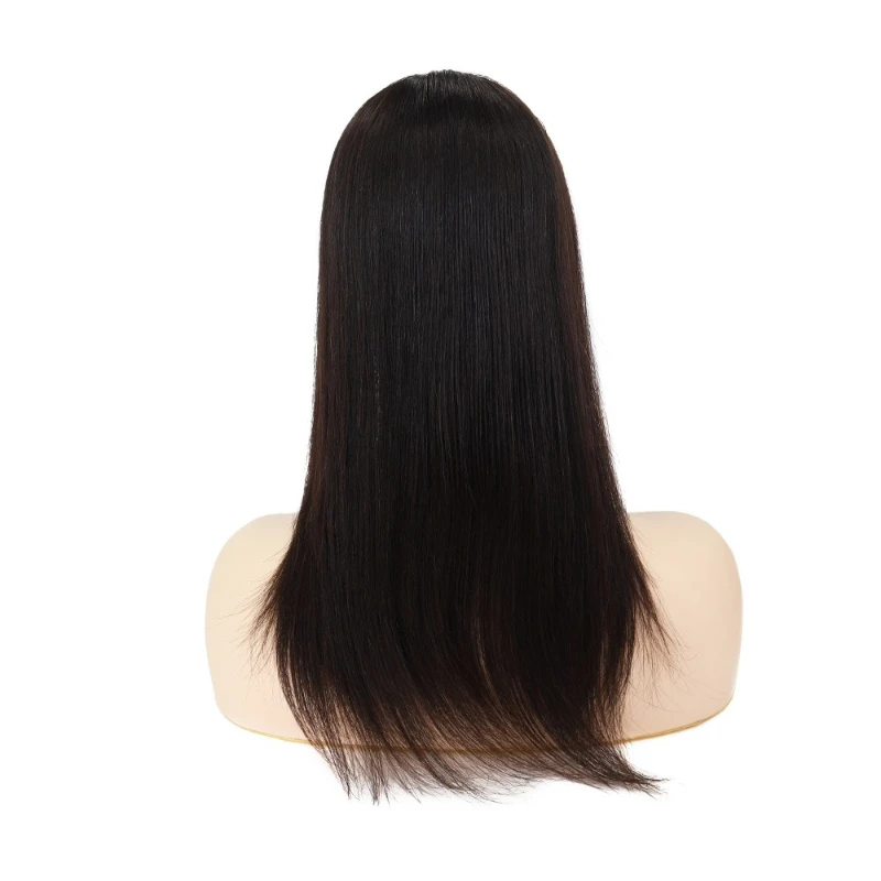 Real long wig, women's hair block, Jewish hair cover, white high-end needle delivery, Chinese braided hair, hand-woven