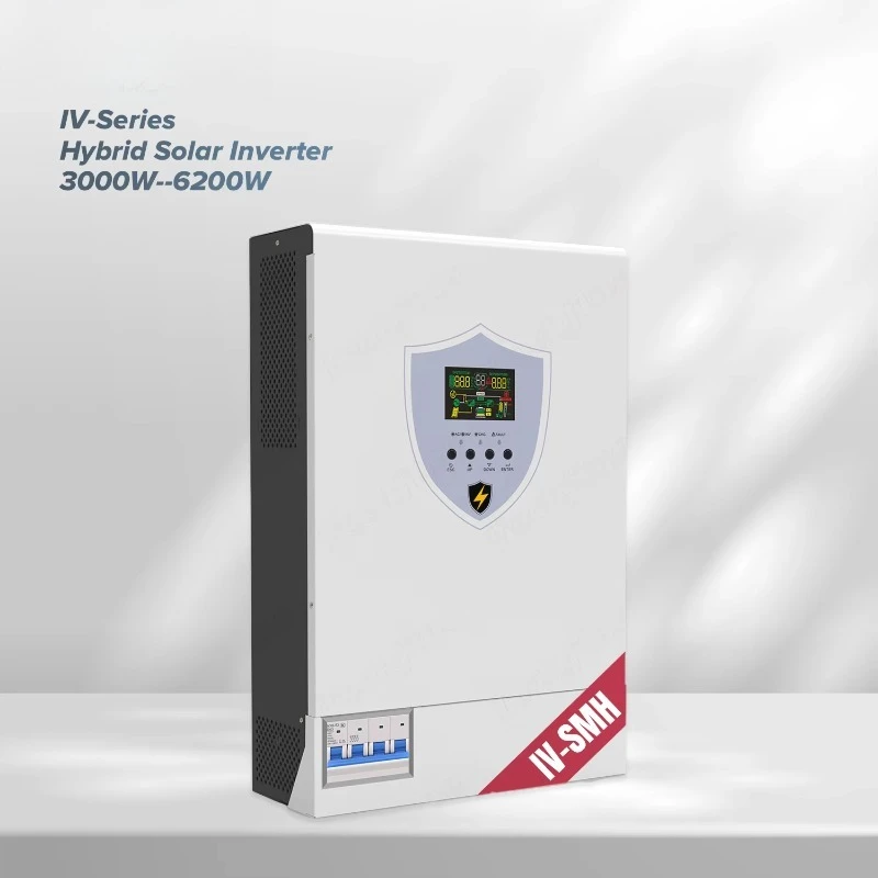SPD Anti-thunder 4000W 6200W 110000W On/off Grid High Frequency Hybrid Solar Inverter Bulit-in Solar Charger With EMl Filter