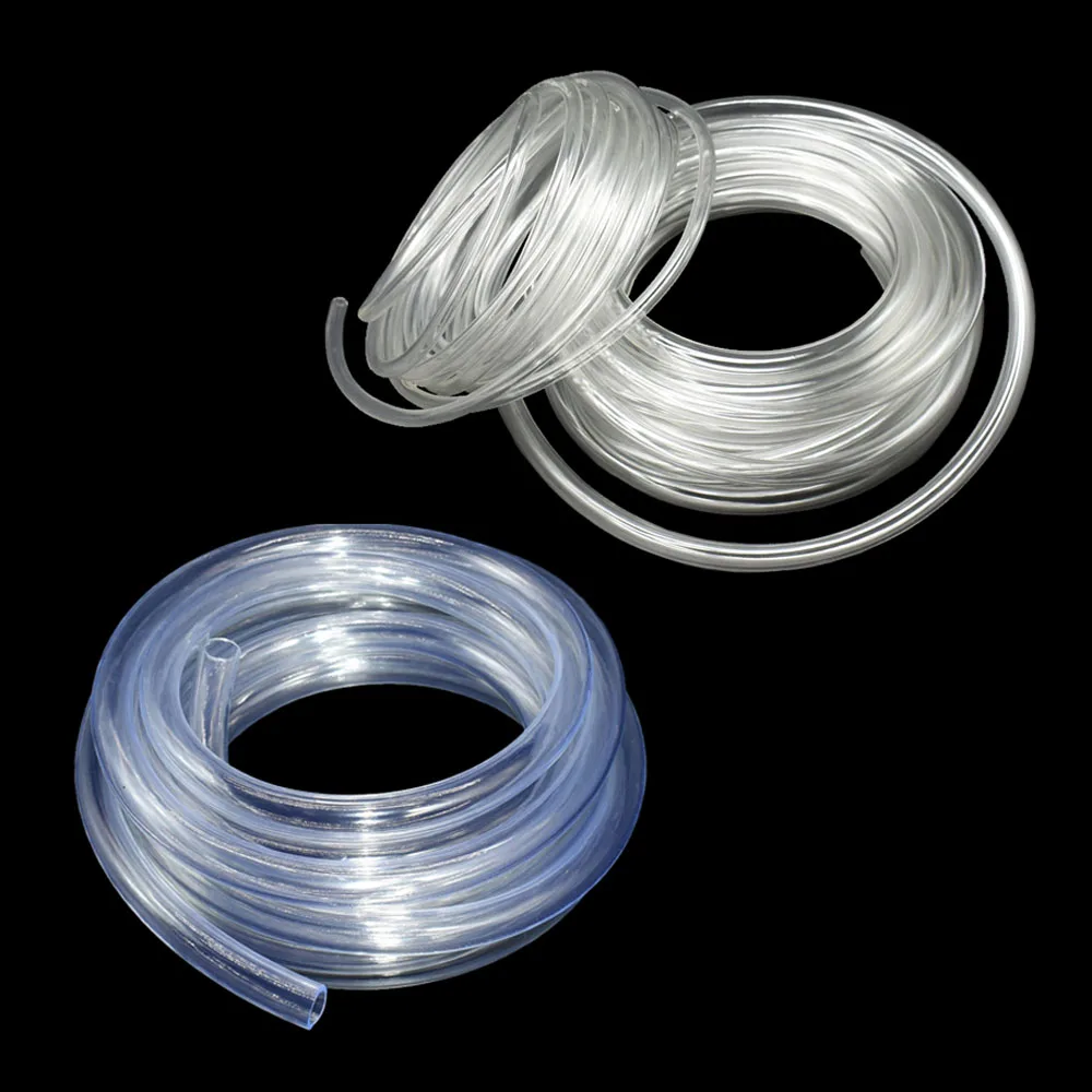 4/6/8/12/16/20/25mm Garden Watering Hose Transparent Flexible PVC Plastic Pipe Water Sprinkler Irrigation 1/4 3/8 1/2 3/4 1