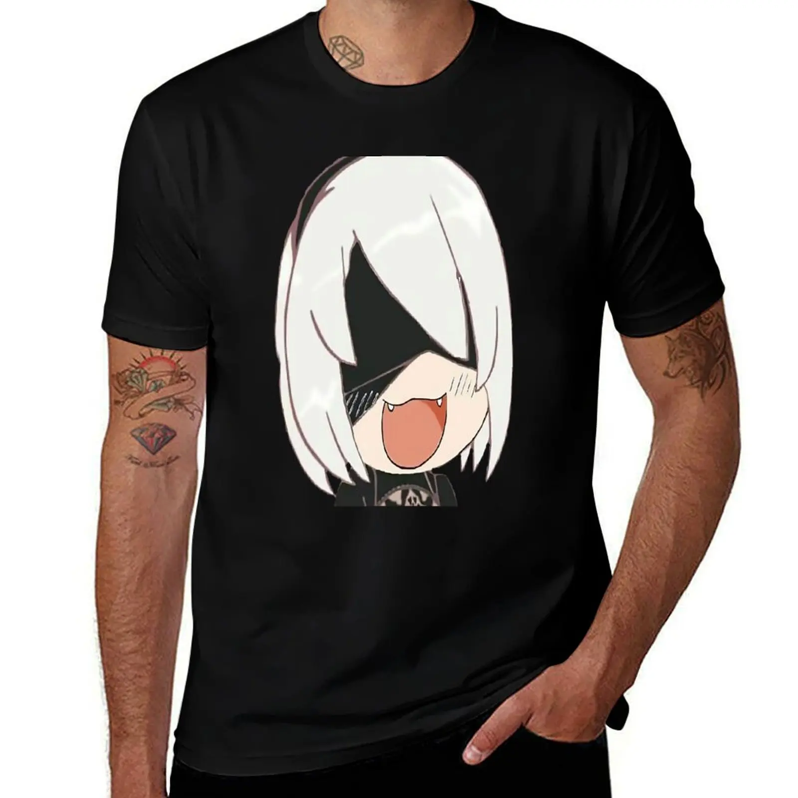 

Chibi 2B - футболка Nier Automata, мужская дизайнерская футболка