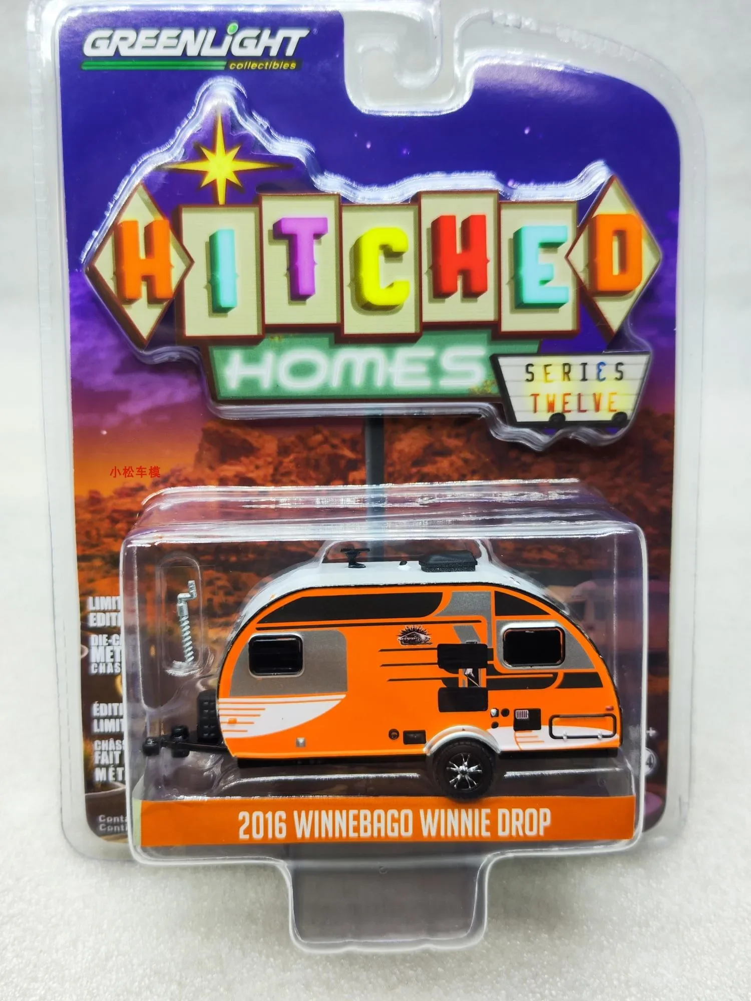 

1: 64 House Series 12-2016 Winnebago Winnie Drop Diecast Metal Alloy Model Car Toys For Gift Collection